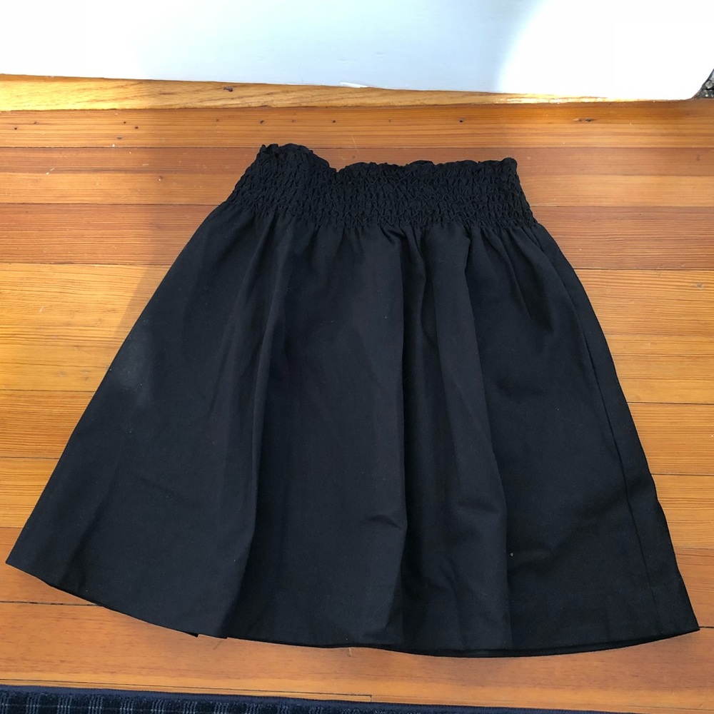 Black Ruched Kate Spade Skirt